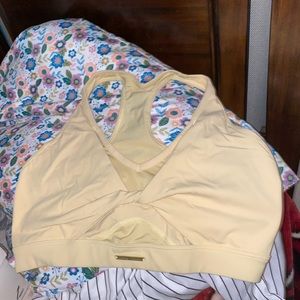 COPY - Whitney Simmons x Gymshark Yellow Sports Bra